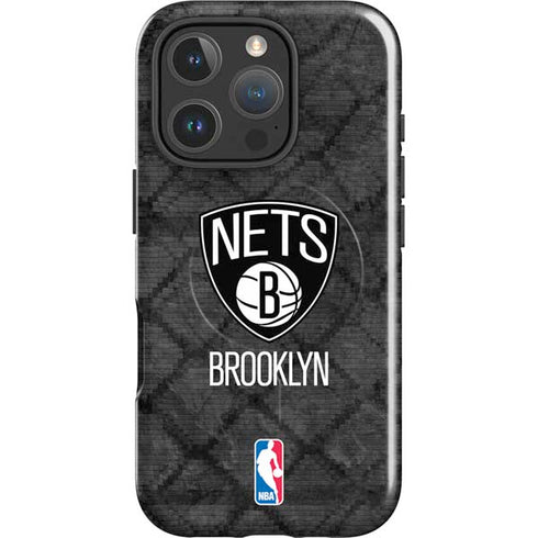 NBA Brooklyn Nets Dark Rust iPhone 16 Pro Magsafe Impact Case